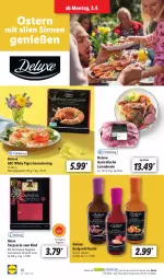 Gazetka promocyjna Lidl - Aktionsprospekt - Gazetka - ważna od 08.04 do 08.04.2023 - strona 12 - produkty: ACC, aust, Carpaccio, eis, essig, frucht, garnelen, lamm, lammkeule, mit frucht, ndk, olive, oliven, olivenöl, olivenöl extra, parmigiano, parmigiano reggiano, reggiano, reis, rind, ring, Schal, Schale, Ti