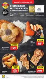 Gazetka promocyjna Lidl - Aktionsprospekt - Gazetka - ważna od 08.04 do 08.04.2023 - strona 4 - produkty: apfel, Apfeltasche, brot, butter, eis, Hefe, lebensmittel, nuss, Rauch, reis, Tasche, Ti