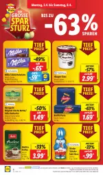 Gazetka promocyjna Lidl - Aktionsprospekt - Gazetka - ważna od 08.04 do 08.04.2023 - strona 6 - produkty: angebot, barilla, butter, coupon, eis, elle, gin, häagen-dazs, irische butter, kaffee, kerrygold, Kinder, kinder schokolade, melitta, milka, ndk, pasta, reis, Schal, Schale, schoko, schokolade, Süßrahmbutter, tafelschokolade, teller, Ti