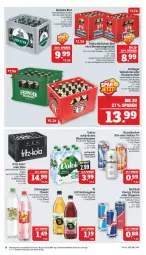Gazetka promocyjna Marktkauf - Prospekt - Gazetka - ważna od 22.10 do 22.10.2022 - strona 18 - produkty: aktionspreis, Alwa, bier, deka, drink, eis, elle, energy drink, erdinger, flasche, fritz, getränk, holsten, kellerbier, krombache, krombacher, limo, limonade, mineralwasser, nuss, pils, red bull, reis, schweppes, tee, Ti, veltins, volvic, wasser, ZTE