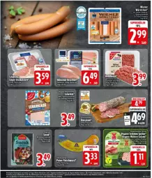 Gazetka promocyjna Edeka - Prospekte - Gazetka - ważna od 09.11 do 09.11.2024 - strona 17 - produkty: brustfilet, deka, eis, ente, filet, fleisch, fleischwurst, hähnchen-brustfilet, im zarten saitling, pute, reis, salami, spee, spitzenqualität, Sucuk, tee, Ti, wein, weine, wiener, wiener würstchen, wurst, würstchen