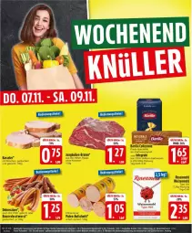 Gazetka promocyjna Edeka - Prospekte - Gazetka - ważna od 09.11 do 09.11.2024 - strona 26 - produkty: auer, aufschnitt, barilla, Bau, Bauer, braten, bratwurst, debrecziner, hartweizen, jungbullen, kasseler, korn, LG, mehl, pasta, pute, rosen, Rosenmehl, Spezi, Ti, type 405, weizenmehl, wurst, ZTE