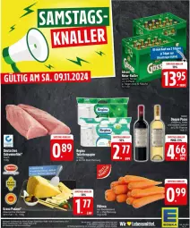 Gazetka promocyjna Edeka - Prospekte - Gazetka - ważna od 09.11 do 09.11.2024 - strona 28 - produkty: eis, flasche, gin, grill, grillo, hartkäse, italienischer hartkäse, Käse, möhren, primitivo, Ti