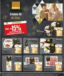 Gazetka promocyjna Edeka - Prospekte - Gazetka - ważna od 09.11 do 09.11.2024 - strona 3 - produkty: Abtei, Burrata, creme, deka, dessert, di bufala, filet, hartkäse, italienischer hartkäse, Italienisches Dessert, kaffee, Käse, lachs, lachsfilet, mascarpone, parmigiano, parmigiano reggiano, pasta, reggiano, sauce, Ti, tiramisu, Trüffel, Wild, wildlachs