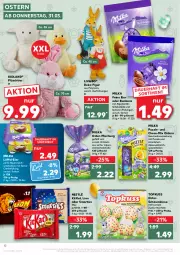 Gazetka promocyjna Kaufland - Gazetka - ważna od 06.04 do 06.04.2022 - strona 10 - produkty: alpenmilch, angebot, auer, beutel, bonbons, creme, eier, kitkat, lion, Löffel, milch, milka, nestlé, Plüsch, Puzzle, schoko, schokolade, smarties, Spezi, Ti, vollmilch, ZTE, zucker