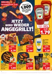 Gazetka promocyjna Kaufland - Gazetka - ważna od 06.04 do 06.04.2022 - strona 14 - produkty: angebot, eier, eis, fleisch, gewürz, Gewürzmühle, grill, grillplatte, grillrippe, heinz, Hellmann's, henkel, ideal für grill, ketchup, latte, leine, mayonnaise, paprika, purland, pute, Putenfleisch, Rückensteak, schenkel, schwein, schweine, schweinerücken, steak, Ti, tomate, tomaten, tomatenketchup, wein, weine, Yo, ZTE