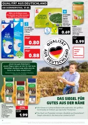 Gazetka promocyjna Kaufland - Gazetka - ważna od 06.04 do 06.04.2022 - strona 18 - produkty: angebot, apfel, apfelmus, bio, creme, eis, ente, frische milch, gewürz, kartoffel, kartoffeln, kartoffelpuffer, lebensmittel, milch, milchreis, nuss, rapsöl, reis, sac, speisekartoffeln, spinat, Ti, ZTE