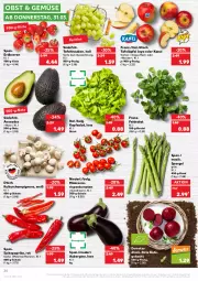 Gazetka promocyjna Kaufland - Gazetka - ważna od 06.04 do 06.04.2022 - strona 20 - produkty: angebot, aubergine, avocado, avocados, beere, beeren, beutel, champignon, champignons, erdbeere, erdbeeren, feldsalat, gin, kopfsalat, LG, obst, paprika, rispentomaten, rote bete, salat, Schal, Schale, spargel, Spitzpaprika, tafeläpfel, tafeltrauben, Ti, tomate, tomaten, trauben, ZTE