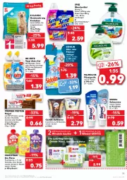 Gazetka promocyjna Kaufland - Gazetka - ważna od 06.04 do 06.04.2022 - strona 35 - produkty: aktiv gel, angebot, angebote, beutel, bio, Brei, Cap, caramel, citrus, cola, cookie, coupon, creme, Duftkerze, eis, ente, flüssigseife, frucht, Glade, gsw, hipp, hundenahrung, kerze, Kette, Kroketten, lamm, Lotion, natur, olive, palmolive, püree, reiniger, reis, riegel, Seife, sidolin, Signal, spee, Ti, waschmittel, wc-reiniger, windeln, zahncreme, zucker