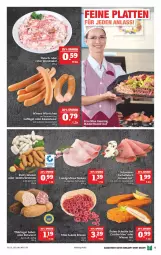 Gazetka promocyjna Marktkauf - Prospekt - Gazetka - ważna od 31.12 do 31.12.2021 - strona 13 - produkty: auer, cordon bleu, eis, fleisch, Geflügel, gewürz, Käse, lachs, Landgrafenschinken, latte, mac, natur, pute, ring, Rotwurst, salami, salat, schinken, Ti, wiener, wurst, würstchen