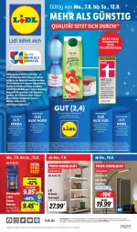 Gazetka promocyjna Lidl - Aktionsprospekt - Gazetka - ważna od 12.08 do 12.08.2023 - strona 1 - produkty: aldi, angebot, angebote, apfel, apfelsaft, Bad, bier, bio, bohne, bohnen, coupon, deka, direktsaft, eis, elle, ente, lebensmittel, Leuchte, mövenpick, natur, preisvorteil, regal, reis, saft, schwerlastregal, Spiele, stehleuchte, Ti, tisch, vita, ZTE