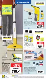 Gazetka promocyjna Lidl - Aktionsprospekt - Gazetka - ważna od 12.08 do 12.08.2023 - strona 34 - produkty: akku, angebot, batterie, batterien, bürste, dell, eis, elle, fenster, fenstersauger, flasche, Glasreiniger, Hartbodenreiniger, Heu, Kärcher, mikrofaser, Mode, ndk, reiniger, Reinigung, reinigungsbürste, Reinigungsmittel, reis, Schal, Schale, schwamm, silvercrest, Ti, wasser, ZTE