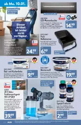 Gazetka promocyjna Aldi Nord - Aldi-Aktuell - Gazetka - ważna od 15.01 do 15.01.2022 - strona 12 - produkty: akku, asti, Aufkleber, Bad, Bau, brie, eimer, eis, elle, ferrex, flasche, fleckentferner, Germ, gin, kleber, kraft, küche, Küchen, lack, Lacke, ladegerät, Leuchte, lightzone, Meister, ohne akku und ladegerät, Pinsel, Roller, rwe, Spezi, Sport, Ti, tisch, transportkarre, Wanne, ZTE