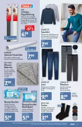 Gazetka promocyjna Aldi Nord - Aldi-Aktuell - Gazetka - ważna od 15.01 do 15.01.2022 - strona 13 - produkty: aldi, Bau, baumwolle, Behälter, beutel, Brei, fenster, gin, hose, jeans, laminat, latte, reine baumwolle, rel, Ria, rwe, shirt, socken, Sweatshirt, tesa, Ti, tisch, weck, wolle, ZTE