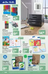 Gazetka promocyjna Aldi Nord - Aldi-Aktuell - Gazetka - ważna od 15.01 do 15.01.2022 - strona 24 - produkty: Brei, buch, Clin, collegeblock, din a4, expertiz, fasermaler, Garten, gin, Kinder, Leuchte, papier, Ria, schreibtisch, schubladen, stifte, textmarker, Ti, tisch, tischleuchte, topper, wasser, ZTE