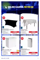 Gazetka promocyjna Metro - Online: Wochen-Angebote - Gazetka - ważna od 11.01 do 11.01.2026 - strona 2 - produkty: angebot, asti, Bank, Bau, baumwolle, bügel, decke, korb, Metro, papier, Ria, Ti, tisch, tischdecke, Trockner, wolle