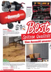 Gazetka promocyjna Bauhaus - Prospekte - Gazetka - ważna od 27.05 do 27.05.2023 - strona 44 - produkty: bier, Biere, brot, bürste, elle, erde, Fertigparkett, Holz, koffer, kompressor, lack, lamm, Mode, paneel, Rauch, Schal, schlauch, tee, Ti, wasser, werkzeug, werkzeuge, Zelt