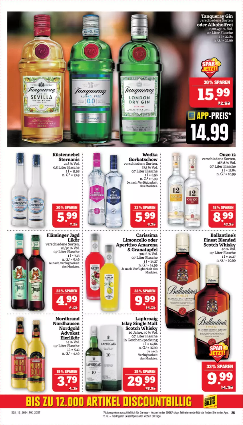 Aktueller Prospekt Marktkauf - Prospekt - von 17.03 bis 23.03.2024 - strona 27 - produkty: aktionspreis, alkohol, apfel, ball, Ballantine's, deka, eier, eierlikör, eis, flasche, geschenkpackung, gin, Gorbatschow, grana, granatapfel, islay single malt, laphroaig, likör, limo, nordbrand, nuss, ouzo, ouzo 12, Rana, reis, scotch, scotch whisky, sim, single malt, Tanqueray, Ti, whisky, wodka, ZTE