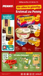 Gazetka promocyjna Penny - Prospekte - Gazetka - ważna od 07.09 do 07.09.2024 - strona 1 - produkty: angebot, angebote, bio, bourbon, bourbon vanille, cookie, cookies, cremissimo, eis, ente, Jubiläums, jubiläumsangebot, kaffee, langnese, langnese cremissimo, Müller, natur, Paula, paulaner, reis, Schal, Schale, sim, Ti, vanille, ZTE