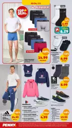 Gazetka promocyjna Penny - Prospekte - Gazetka - ważna od 07.09 do 07.09.2024 - strona 26 - produkty: Adidas, Croptop, decksohle, eier, hose, puma, retroshorts, Ria, schuhe, shorts, sneaker, socken, Sport, sportschuhe, sportsocken, Sweathose, Ti