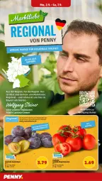 Gazetka promocyjna Penny - Prospekte - Gazetka - ważna od 07.09 do 07.09.2024 - strona 4 - produkty: fenster, korb, obst, rispentomaten, Schal, Schale, Ti, tomate, tomaten