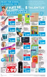 Gazetka promocyjna Kaufland - Gazetka - ważna od 24.08 do 24.08.2022 - strona 2 - produkty: akku, angebot, angebote, batterie, Bleistift, bleistifte, buch, buntstifte, decke, deka, din a4, eis, Federmäppchen, fisch, fische, Holz, jumbo, ladekabel, Radiergummi, Ria, Schere, schreibwaren, stifte, tee, Teleskop, Ti, wasser, zeichenblock, ZTE