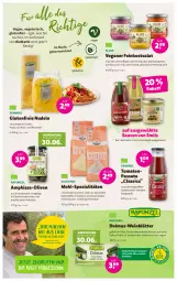 Gazetka promocyjna Denns Biomarkt - Prospekte - Gazetka - ważna od 04.07 do 04.07.2023 - strona 7 - produkty: auer, Bau, Bauer, bier, Biere, bio, dennree, eis, elle, erbsen, feinkost, Geflügel, hering, in olivenöl, kräuter, kräutern, latte, mais, mehl, nudel, nudeln, nuss, olive, oliven, olivenöl, pasta, regal, reis, ring, salat, salate, sauce, saucen, Spezi, Ti, Tofu, tomate, tomaten, Vegeta, wein