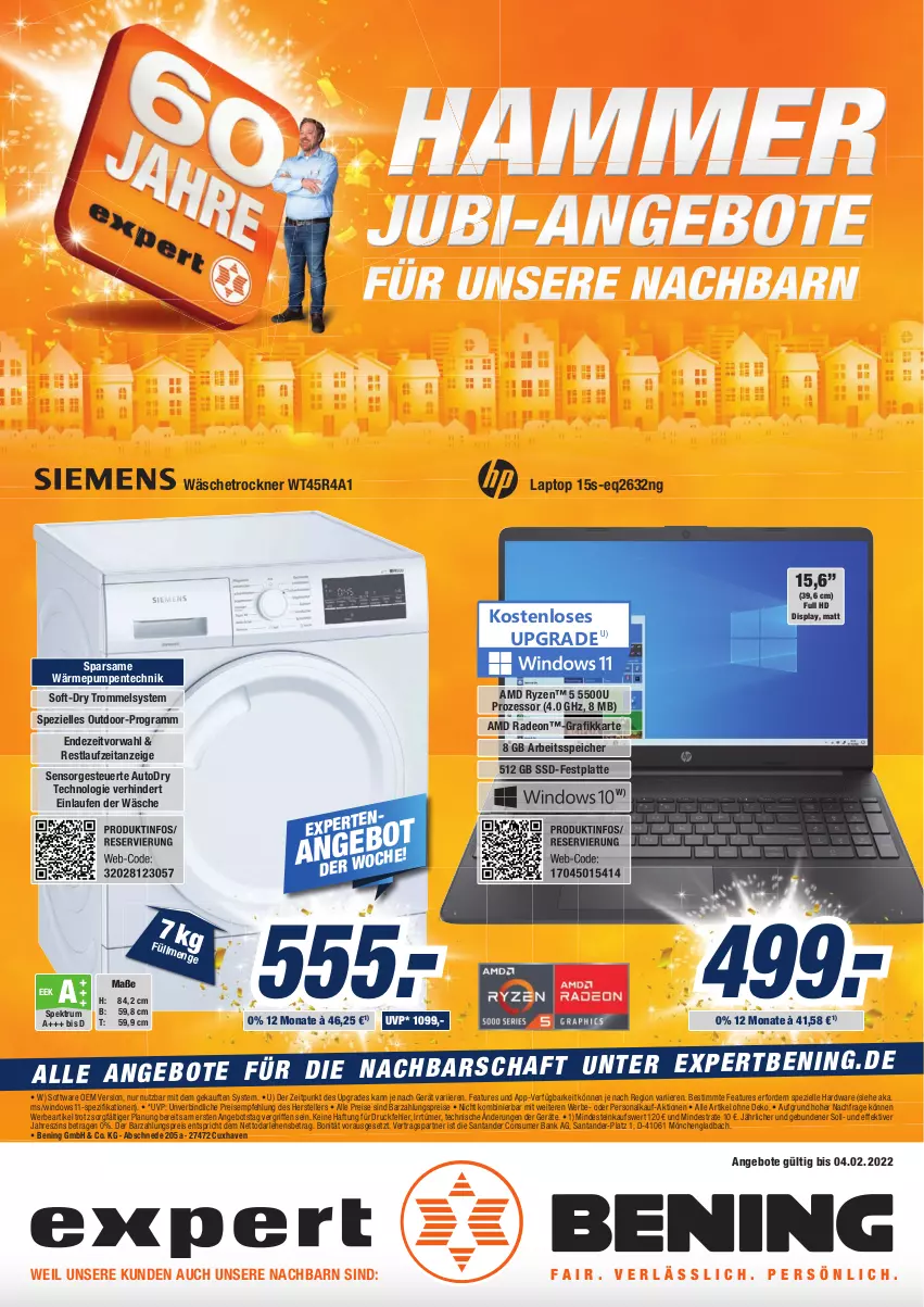 Aktueller Prospekt Expert Aurich - Prospekte - von 27.01 bis 02.02.2022 - strona 1 - produkty: AMD Radeon, angebot, angebote, auto, Bank, deo, eis, elle, ente, festplatte, hardware, Laptop, latte, Laufen, Persona, radeon, reis, rum, ryzen, Software, Spektrum, Spezi, ssd, teller, Ti, Trockner, trommel, wäschetrockner