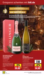 Gazetka promocyjna Lidl - Beste Weine für jeden Anlass - Gazetka - ważna od 31.12 do 31.12.2022 - strona 6 - produkty: Bau, beere, beeren, brut, burgunder, champagne, champagner, ente, flasche, frucht, Geschenkbox, grauburgunder, gutschein, mac, ndk, saft, saro, Ti, Weihnachtsbaum, wein, Weißwein