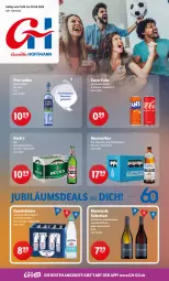 Gazetka promocyjna Getraenke Hoffmann - Prospekte - Gazetka - ważna od 20.06 do 20.06.2026 - strona 1 - produkty: alkohol, Alwa, angebot, angebote, Bad, bier, burgunder, chardonnay, coca-cola, cola, eis, ente, gerolsteine, gerolsteiner, grauburgunder, Hefe, Jubiläums, mac, merl, mineralwasser, natürliches mineralwasser, steiner, Ti, vodka, wasser, weissbier