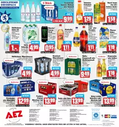 Gazetka promocyjna Aez - Prospekte - Gazetka - ważna od 24.06 do 24.06.2023 - strona 16 - produkty: adelholzener, AEZ, almdudler, Alwa, Astra, Beckers Bester, bier, buch, burger, cola, desperados, drink, drucker, eier, eis, eistee, elle, energy drink, Engel, ente, fisch, flasche, flensburger, Germ, gerolsteine, gerolsteiner, gin, glasflasche, Happy Day, Holz, kerze, krumbach, mineralwasser, mönchshof, monster, Multivitaminsaft, natur, orange, orangen, orangensaft, orangina, Paula, paulaner, perla, pfanne, Pfanner, Rauch, reis, rel, ring, rum, rwe, saft, Sprudel, steiner, tee, teller, Ti, tyskie, uhr, valensina, vita, volvic, wasser, weissbier, ZTE, zucker