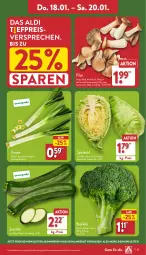 Gazetka promocyjna Aldi Nord - Von Montag - Gazetka - ważna od 20.01 do 20.01.2024 - strona 25 - produkty: aldi, angebot, aust, Austern, brokkoli, eis, kräuter, Kräuterseitlinge, LG, pilze, reis, Schal, Schale, spitzkohl, Ti, ZTE, zucchini