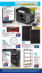 Gazetka promocyjna Aldi Nord - Von Montag - Gazetka - ważna od 20.01 do 20.01.2024 - strona 33 - produkty: aldi, batterie, batterien, eis, elle, erde, kraft, ladegerät, LG, regal, reis, schwerlastregal, Signal, Ti, uhr, wanduhr, werkzeug, Werkzeugbox