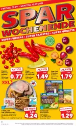 Gazetka promocyjna Kaufland - Gazetka - ważna od 14.09 do 14.09.2022 - strona 8 - produkty: angebot, braten, eis, hochland, Käse, paprika, pflaume, pflaumen, purland, reis, Romatomaten, saft, schinken, schinkenbraten, Schmelzkäse, schwein, Spitzpaprika, Ti, tomate, tomaten, wein, ZTE