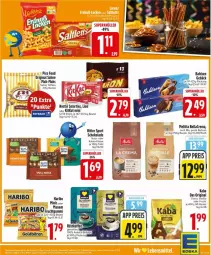Gazetka promocyjna Edeka - Prospekte - Gazetka - ważna od 14.02 do 14.02.2026 - strona 13 - produkty: bahlsen, bellacrema, beutel, bio, bohne, bohnen, deka, eis, frucht, fruchtgummi, gin, haribo, kakao, kitkat, lion, maoam, melitta, nuss, reis, ritter, ritter sport, sahne, schoko, schokolade, smarties, Sport, Ti, vanille