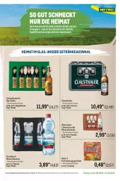 Gazetka promocyjna Metro - Regionaler Flyer - Gazetka - ważna od 31.08 do 31.08.2025 - strona 127 - produkty: Alwa, auer, aust, bügel, bügelflasche, clausthaler, erfrischungsgetränk, flasche, getränk, getränke, krumbach, mac, mineralwasser, Palette, rum, Sprudel, Ti, wasser