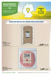 Gazetka promocyjna Metro - Regionaler Flyer - Gazetka - ważna od 31.08 do 31.08.2025 - strona 48 - produkty: angebot, angebote, bratwurst, decke, eis, elle, fleisch, getränk, getränke, hinterschinken, Palette, Ria, schinken, teller, Ti, wurst