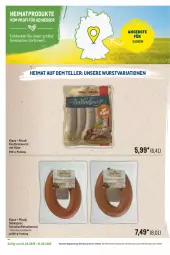 Gazetka promocyjna Metro - Regionaler Flyer - Gazetka - ważna od 31.08 do 31.08.2025 - strona 8 - produkty: angebot, angebote, bratwurst, decke, eis, elle, fleisch, fleischwurst, getränk, getränke, Käse, knoblauch, Palette, Ria, rostbratwurst, schinken, schinkenfleischwurst, teller, Ti, wurst