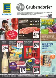 Gazetka promocyjna E Center - Angebote der Woche - Gazetka - ważna od 12.02 do 12.02.2022 - strona 1 - produkty: beere, beeren, bourbon, bourbon vanille, braten, Cava, cremissimo, decke, deka, deutschlandcard, ente, erde, freixenet, heidelbeere, heidelbeeren, Käse, langnese, langnese cremissimo, lebensmittel, milram, Reibekäse, Schal, Schale, schnitzel, sim, Sushi, telefon, Ti, uhr, vanille