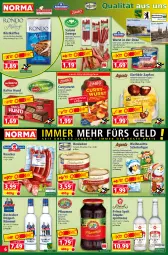 Gazetka promocyjna Norma - Norma - Gazetka - ważna od 28.11 do 28.11.2022 - strona 6 - produkty: bratwurst, creme, curry, currywurst, dell, eier, eierlikör, flasche, frucht, grill, kaffee, knacker, Kreide, kühlregal, leberwurst, likör, lorenz, milch, mortadella, peperoni, Peroni, pflaume, pflaumen, pingui, regal, röstkaffee, Rostocker, Rotwurst, rouladen, salami, sauce, Schal, Schale, schnitten, schoko, schokolade, schokoladen, schwein, Ti, vollmilch, wein, wurst, zucker