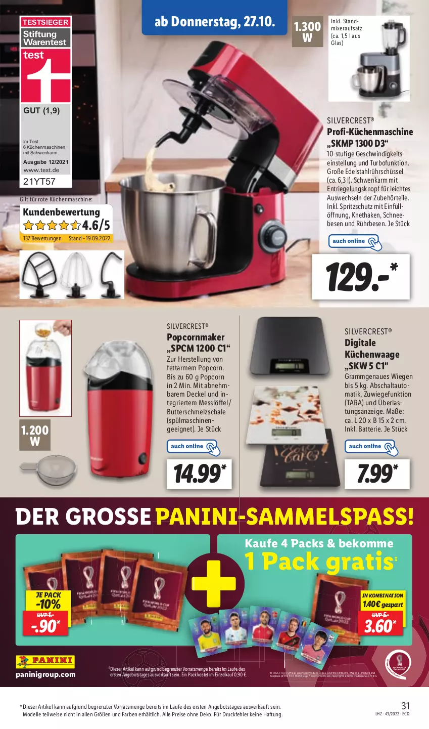 Aktueller Prospekt Lidl - Aktionsprospekt - von 24.10 bis 29.10.2022 - strona 33 - produkty: angebot, auto, batterie, beko, butter, decke, Deckel, dell, edelstahl, eis, elle, gefu, küche, Küchen, küchenmaschine, Küchenwaage, Löffel, Mixer, Mode, popcorn, reis, riegel, Rührschüssel, Schal, Schale, Schmelzschale, Schneebesen, schüssel, silvercrest, Spritzschutz, spülmaschinen, standmixer, Ti, Waage, ZTE