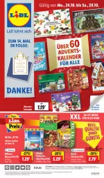 Gazetka promocyjna Lidl - Aktionsprospekt - Gazetka - ważna od 29.10 do 29.10.2022 - strona 1 - produkty: alesto, angebot, angebote, aoste stickado, Bad, bio, Bona, discount, eis, elle, erde, LG, Milbona, mozzarella, preisvorteil, reis, rel, stickado, teller, Ti