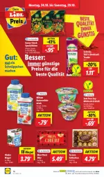 Gazetka promocyjna Lidl - Aktionsprospekt - Gazetka - ważna od 29.10 do 29.10.2022 - strona 16 - produkty: butter, buttermilch, direktsaft, drink, eis, elle, ferrero, funny-frisch, Kinder, kinder riegel, mac, milch, milchreis, milram, Mon Chéri, ndk, reis, riegel, saft, Schal, Schale, schnäppchen, Spezi, teller, Ti, vita, zott