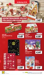 Gazetka promocyjna Lidl - Aktionsprospekt - Gazetka - ważna od 29.10 do 29.10.2022 - strona 2 - produkty: Adventskalender, ball, elle, Fußball, Kinder, milka, ndk, Schal, Schale, teller, Ti