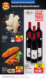 Gazetka promocyjna Lidl - Aktionsprospekt - Gazetka - ważna od 29.10 do 29.10.2022 - strona 37 - produkty: angebot, backfisch, berliner, eis, filet, fisch, fische, Fischer, mac, preisvorteil, reis, rotwein, rouge, Ti, wein, ZTE
