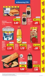 Gazetka promocyjna Lidl - Aktionsprospekt - Gazetka - ważna od 29.10 do 29.10.2022 - strona 45 - produkty: angebot, bolognese, Bona, brot, ciabatta, eis, geback, getränk, joghur, joghurt, kaffee, kikkoman, lasagne, Milbona, orange, orangen, orangensaft, preisvorteil, reis, resa, saft, sahne, Sahnejoghurt, sauce, soja, sojasauce, Ti, tomate, tomaten, vita, xxl-packung, ZTE