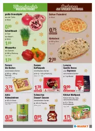 Gazetka promocyjna Vmarkt - V-Markt - Gazetka - ważna od 22.12 do 22.12.2021 - strona 3 - produkty: beutel, bohne, bohnen, brot, dessert, espresso, ferrero, Fladenbrot, flasche, grana, Granatäpfel, je 500-g-brot, kaffee, kaffeepads, katzennahrung, kidney, kitekat, Kürbis, lavazza, oder espresso, paprika, portionsbeutel, Rana, Ria, sauce, saucen, schnittlauch, Schwartau, senseo, Ti, topf, vita