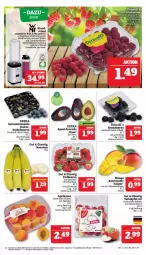 Gazetka promocyjna Marktkauf - Prospekt - Gazetka - ważna od 11.05 do 11.05.2024 - strona 8 - produkty: aprikose, aprikosen, avocado, banane, bananen, beere, beeren, Behälter, brombeere, brombeeren, deka, edelstahl, edelstahlmesser, eis, ente, heidelbeere, heidelbeeren, himbeer, himbeere, himbeeren, messer, nuss, reis, Schal, Ti, ZTE