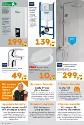 Gazetka promocyjna  - Gazetka - ważna od 29.06 do 29.06.2024 - strona 18 - produkty: angebot, angebotspreis, armatur, Aufkleber, Bau, bestpreis, brause, brauseschlauch, eis, Elektro, elle, handbrause, kleber, passend für alle, pflanze, pflanzen, reis, Ria, schlauch, thermostat, Ti, tisch, vita, waschtisch, waschtischarmatur, wc-sitz, ZTE