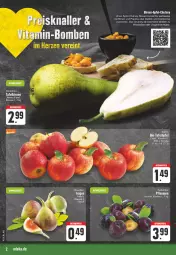 Gazetka promocyjna Edeka - Angebote der Woche - Gazetka - ważna od 08.04 do 08.04.2023 - strona 2 - produkty: aktionspreis, apfel, bio, Birnen, cranberry, Datteln, eis, Feigen, frischkäse, Käse, paprika, pflaume, pflaumen, reis, rezept, Schal, Schale, tafeläpfel, tafelbirnen, Ti, weichkäse, ziegenfrischkäse